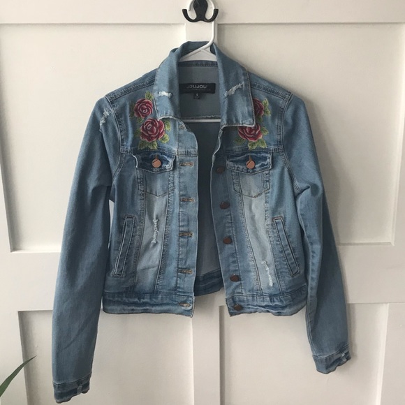 Jean flowered jacket - Picture 1 of 2